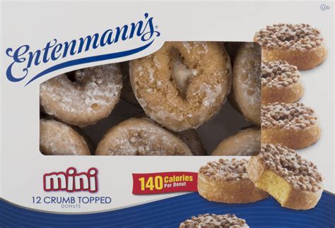 Entenmann S Mini Crumb Topped Donuts Ct Entenmann S