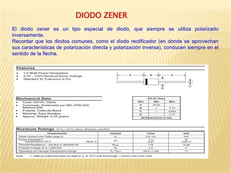 Ficha Tecnica Del Diodo PPT