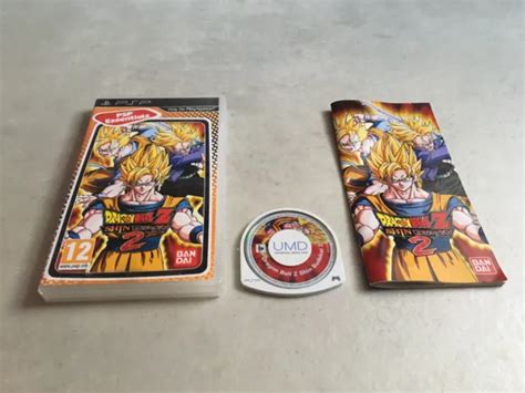 DRAGON BALL Z Shin Budokai 2 Edition Pal Sony Psp Complet EUR 19 99