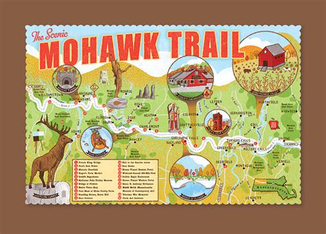 Mohawk Trail Scenic Byway Map - Aurie Shaylyn