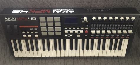 Used Akai Professional MPK49 49 Key MIDI Controller Guitar, 56% OFF
