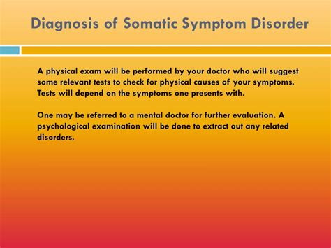 Ppt Somatic Symptom Disorder Causes Symptoms Daignosis Prevention And Treatment Powerpoint