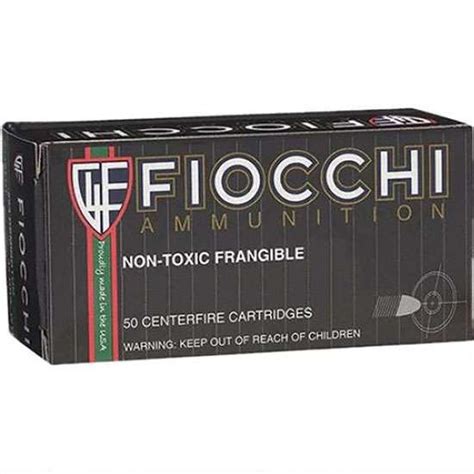 Fiocchi 9FRANG Shooting Dynamics 9mm Luger 100 Gr Non Tox Frangible 50