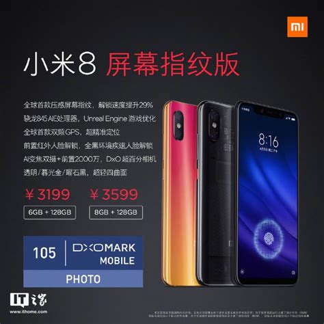 Xiaomi Mi 8 Youth Edition On Screen Fingerprint Version Released