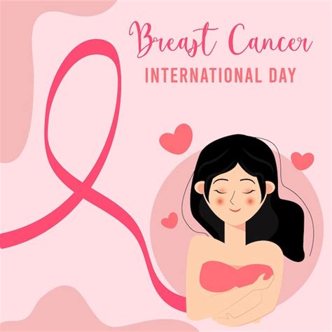 Premium Vector Vector Illustration Of Breast Cancer Awareness Month