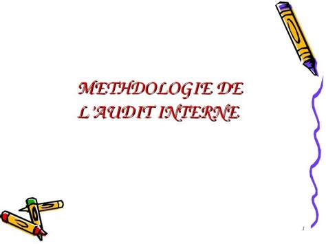 PPT Méthodologie de l audit interne 2 DOKUMEN TIPS