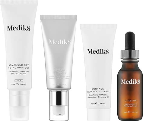 Set 4 Products Medik8 The CSA Kit Retinal Edition Makeup Uk