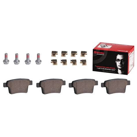 Disc Brake Pad And Rotor Kit Front And Rear Mm Mm Ceramic