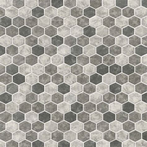 Urban Tapestry Hexagon Mosaic Tile Msi Backsplash Tile