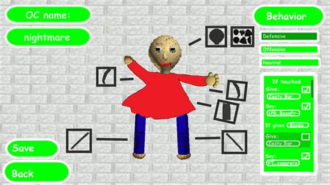 Baldis Basics Character Creation Baldis Basics Fanon Wiki Fandom