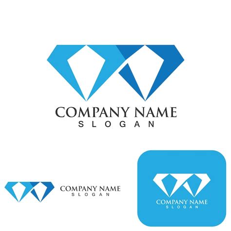 Premium Vector Diamond Logo Template Vector Icon Illustration Design