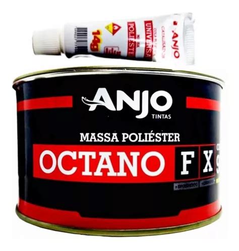 Massa Poliéster Anjo Octano Fx 900g Catalisador MercadoLivre