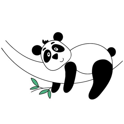 Black And White Panda Clipart