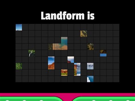 landforms - Image quiz