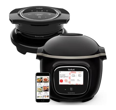 TEFAL Cook4Me Touch CY9128 Wi Fi Pokrywa Do Zapiekania TEFAL