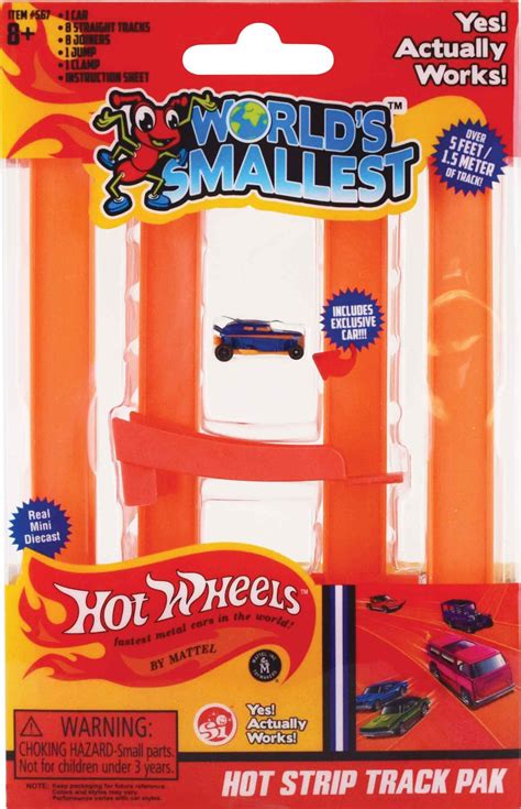 World S Smallest Hot Wheels Hot Strip Track Pak Walmart