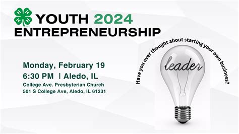 Youth entrepreneurship program | Serving Henry, Mercer, Rock Island and ...