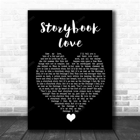 Mark Knopfler Willy DeVille Storybook Love Black Heart Song Lyric Art