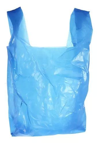 Sacola Reciclada Reforçado Para Comercio Azul 3kg MercadoLivre