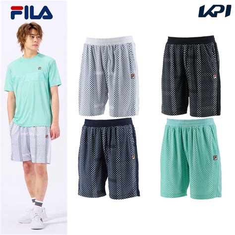 フィラ FILA テニスウェア メンズ 総柄ショートパンツ VM5609 2023SS KPI CLUBKPI公式オンラインストア