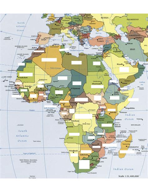 Africa Map Diagram Quizlet