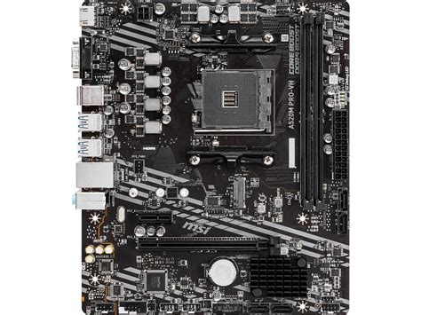 MSI A520M PRO VH AM4 Micro ATX AMD Motherboard Newegg