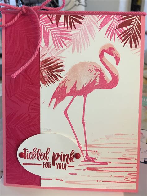 Flamingos Tarjetas Hechas A Mano Tarjetas