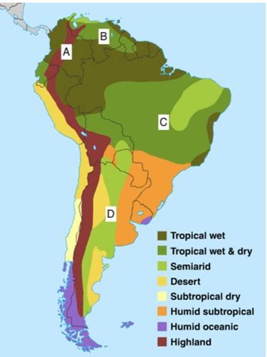 SOUTH AMERICA Flashcards Quizlet