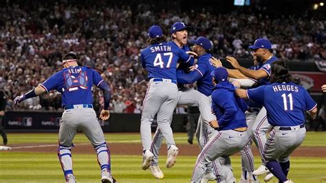 Texas Rangers Win First World Series Title With 5 0 Win Over