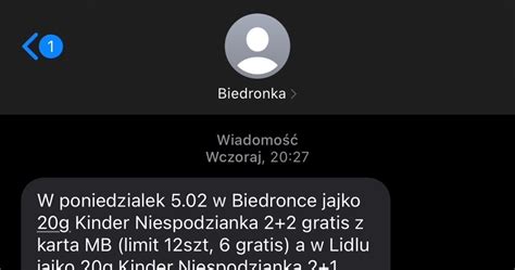 Biedronka wysyła do klientów dziwne SMS y Uderza w ofertę Lidla