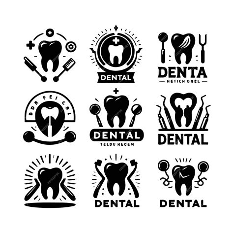 Dental Logo Vector Design Illustration Premium Ai Generated Vector