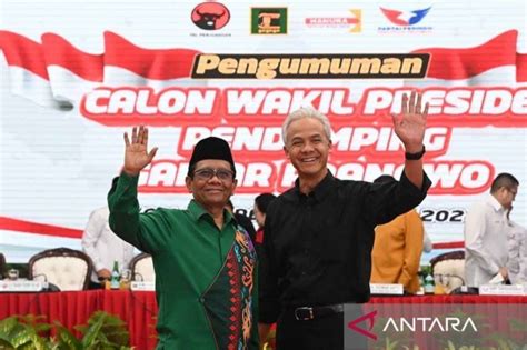 Pdip Ntb Optimis Duet Ganjar Mahfud Menang Satu Putaran