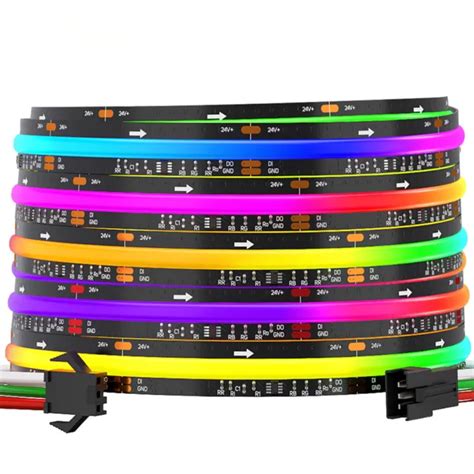 Led Light Strip Pixel Addressable Rgb Full Color Mm Dc V V Ws B