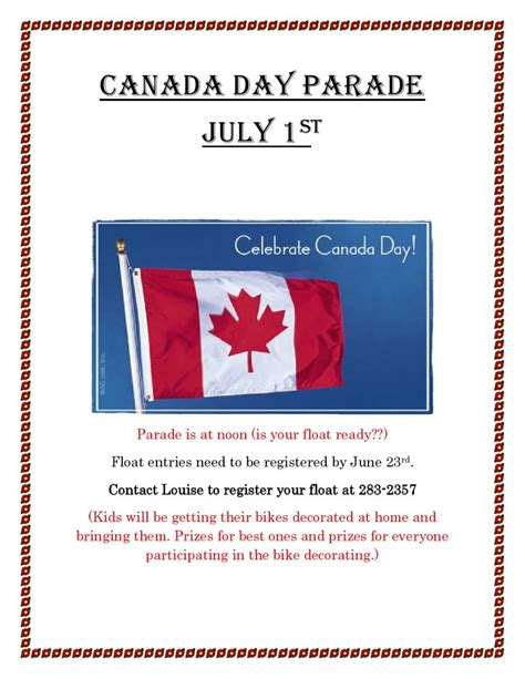 Canada Day Parade - Noon Start - Gold River Buzz