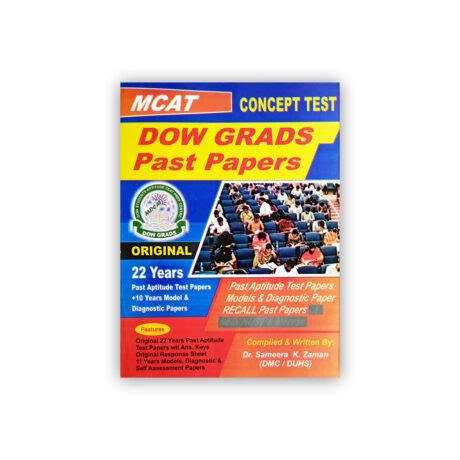 MDCAT Dow Grads Past Paper 2022 Edition Books Clock