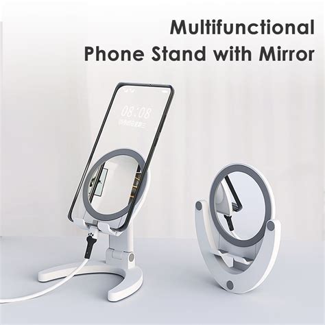 Jual Stand Holder Cermin Lipat Hd Folding Desktop Phone Liftable