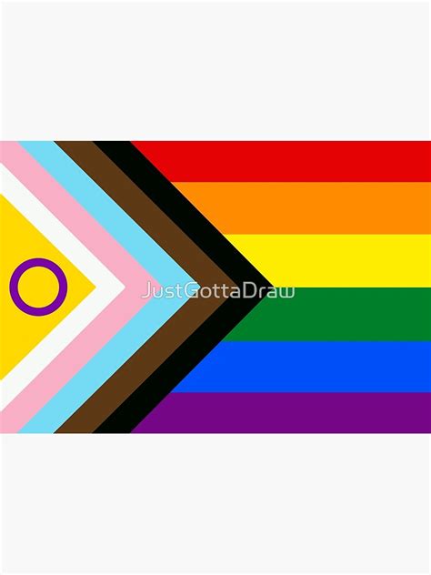 Intersex Inclusive Progress Pride Flag Poster For Sale By