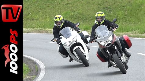 Honda Vfr F Vs Vfr X Crossrunner Test Safety Fun