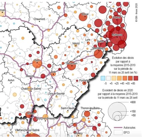 Covid Linsee Confirme Une Forte Hausse Des D C S En Bourgogne