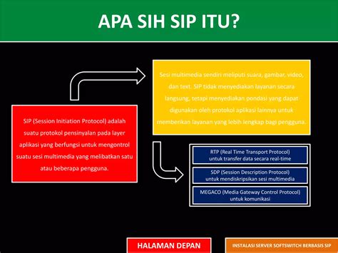 Prosedur Instalasi Server Softswitch Berbasis SIP PPT