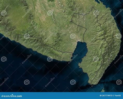 Sarangani, Philippines. Low-res Satellite. No Legend Stock Illustration - Illustration of kiamba ...