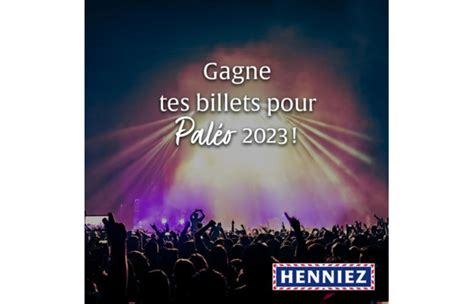 Concours Gagnez vos 2 billets pour le jour de votre choix au Paléo