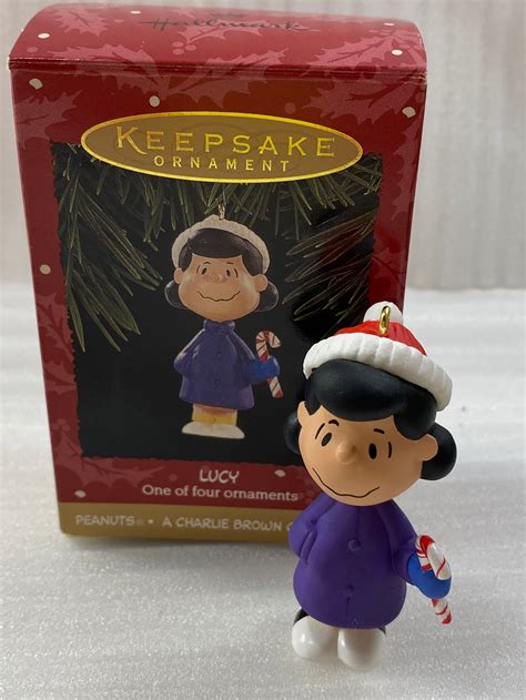 Hallmark Keepsake Christmas Ornament Peanuts Lucy Charlie Etsy