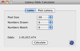 Lottery Odds Calculator