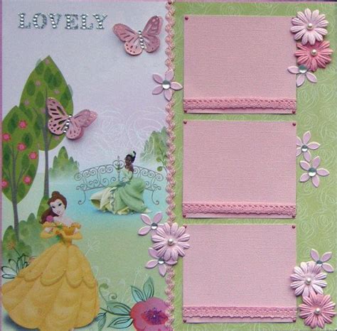 Disney Princesses Disney Scrapbook Pages Disney Scrapbooking