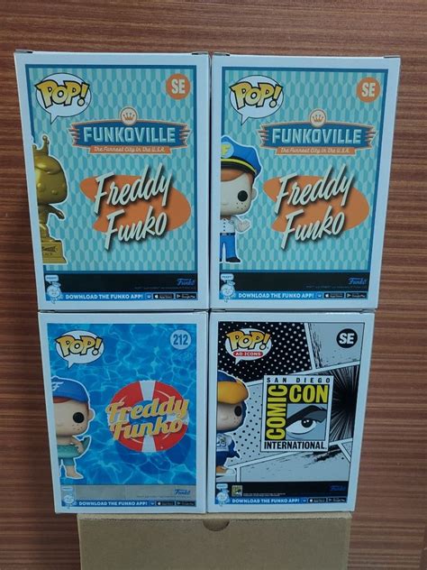 Funko Freddy Summer Convention Bundle Of 4 Hobbies Toys Toys