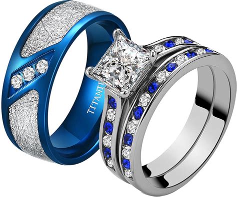 Cheap His And Hers Wedding Ring Sets Clearance Bellvalefarms