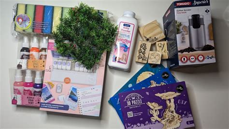 Action Haul Mit Tollen Neuen Stempeln 3D Puzzles Und Dem Letter Punch