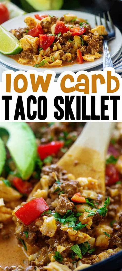 Easy And Cheesy Keto Taco Skillet That Low Carb Life