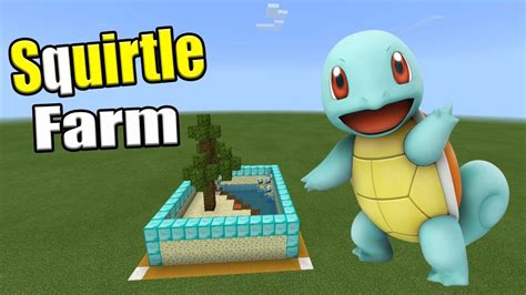 How To Make A Squirtle Farm In Minecraft Pe Youtube